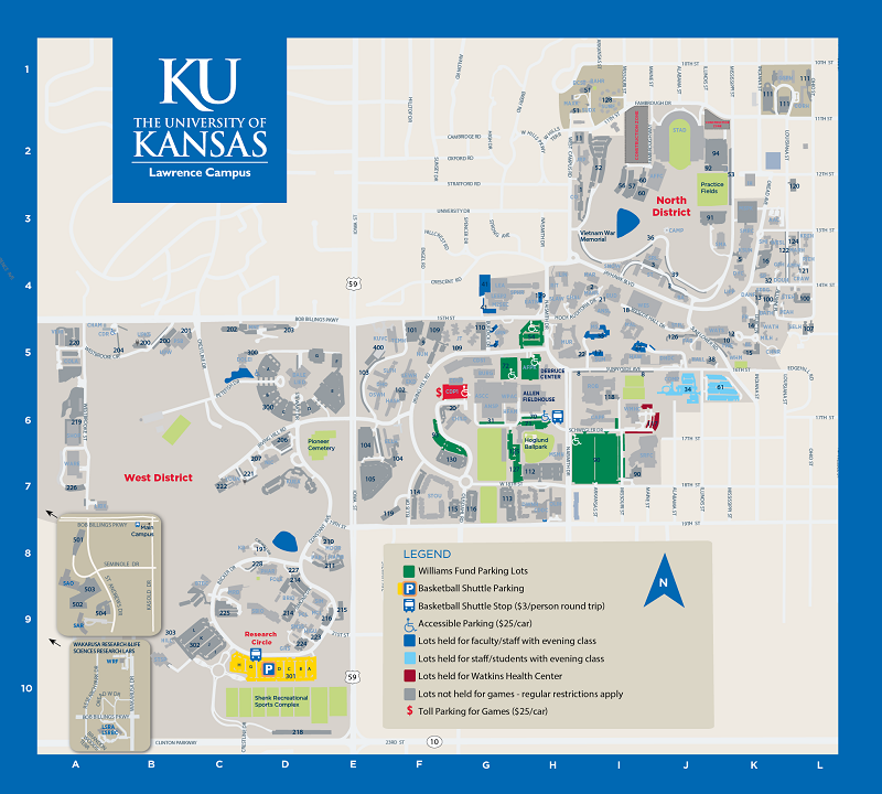 Basketball Game Parking KU Parking